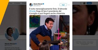 Conte foto fake su Twitter quotidiano net