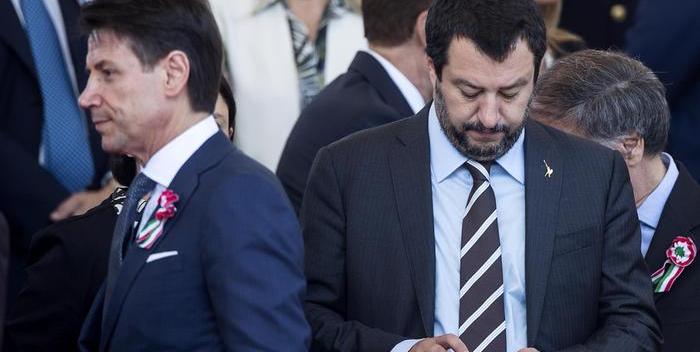 Salvini contro Conte