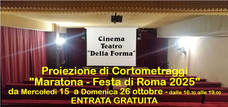 Cortometraggi Maratona Roma 2025